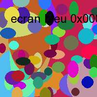 ecran bleu 0x0000008e 0xc0000005